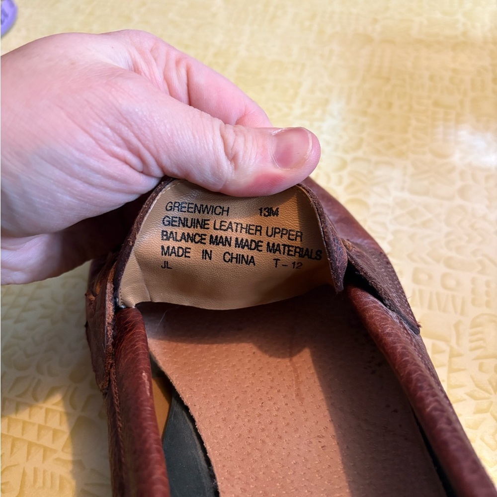 Vintage Brown Leather Loafers - Picture 7 of 10